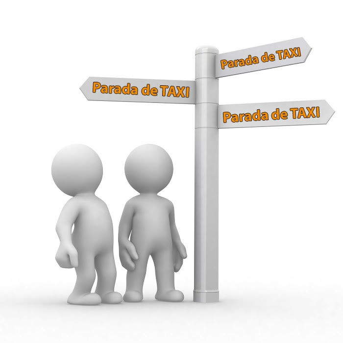 parada de taxi en Cádiz